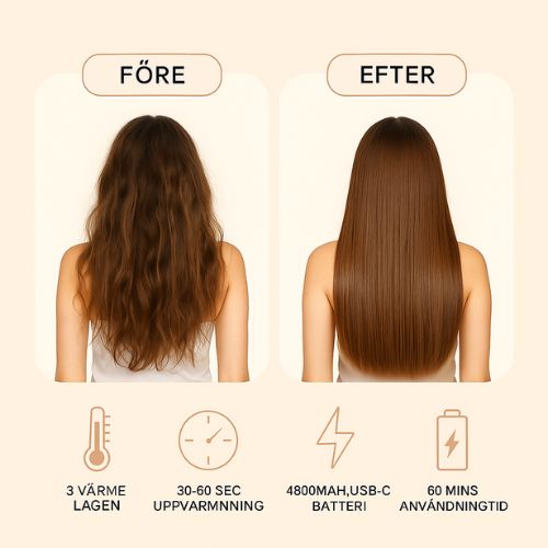 Silvra™ – slätt, glansigt hår på sekunder